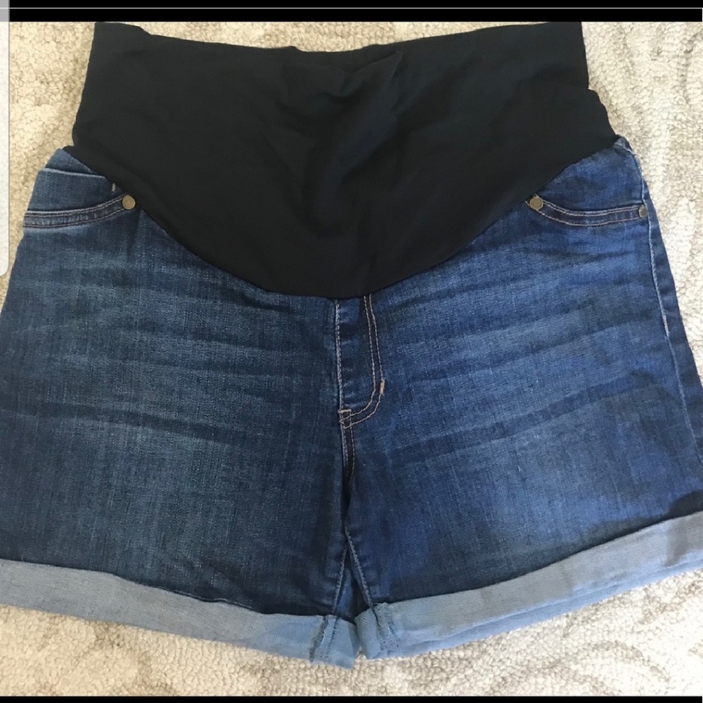 Liverpool maternity jean shorts